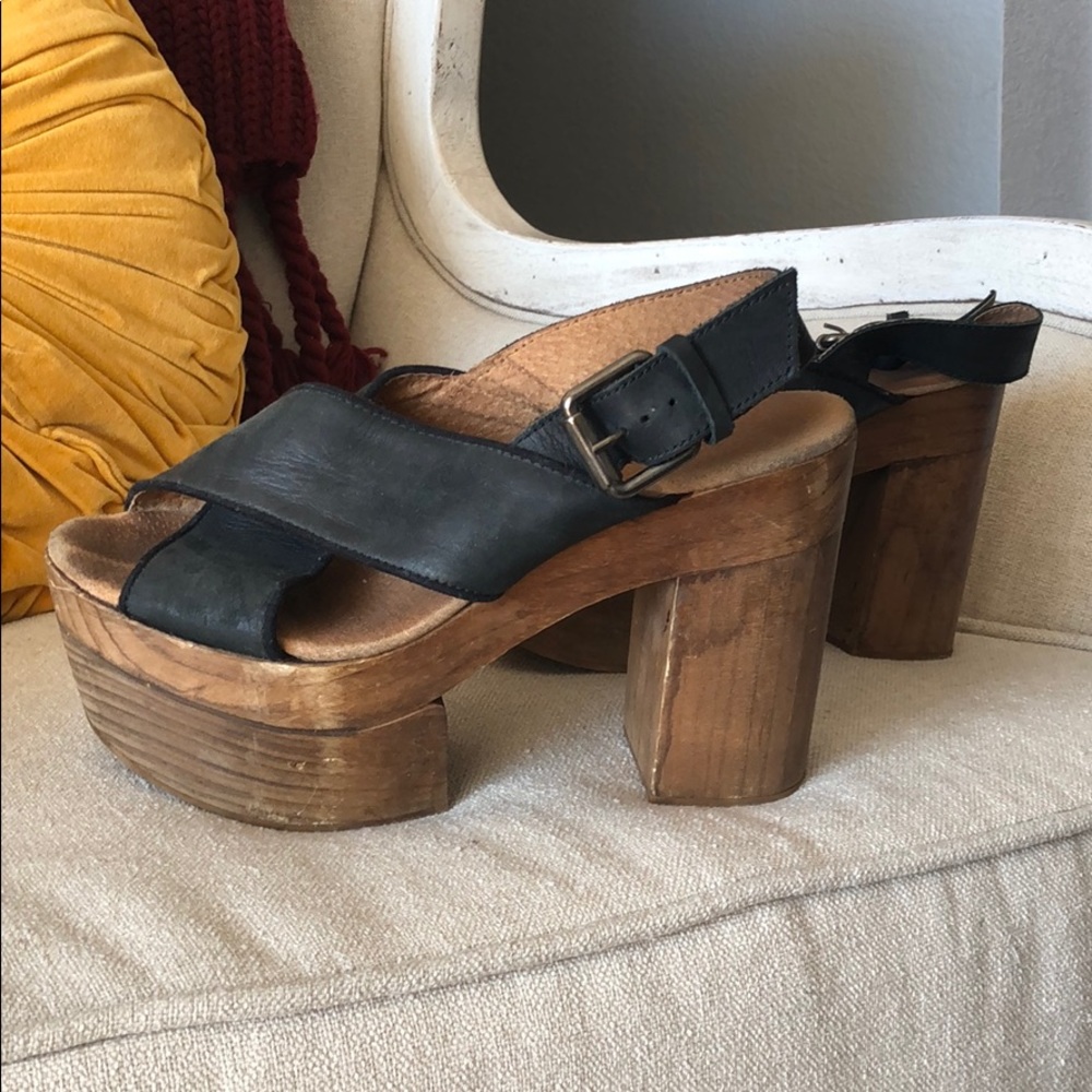Free People Wooden Heels
